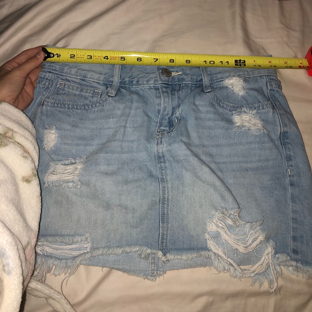 Old Navy Blue Jean Skirt - Picture 5 of 6